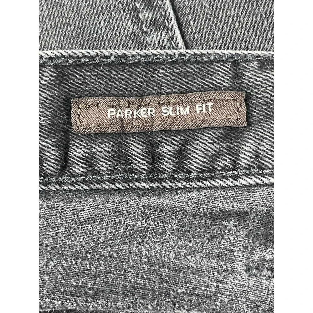 Michael Kors Parker Slim Fit Jeans Men's 38x32 Gray American Milled Denim